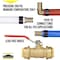 Revalved 3/4" PEX Push Ball Valve, 5PK REV034PUSH-5PK - alternate 5
